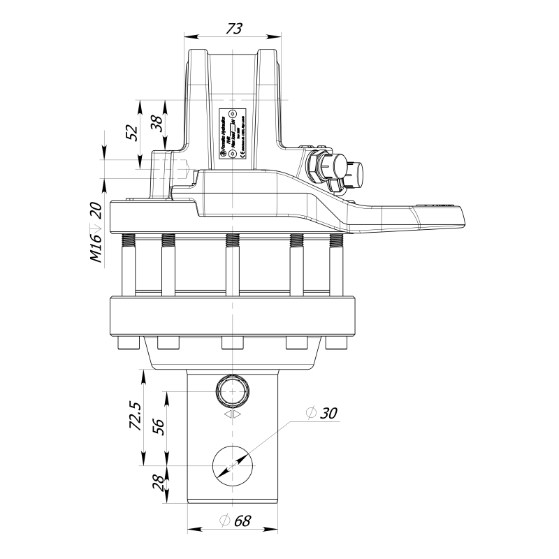 Rotator Formiko FHR4500L ø68 - Formiko -